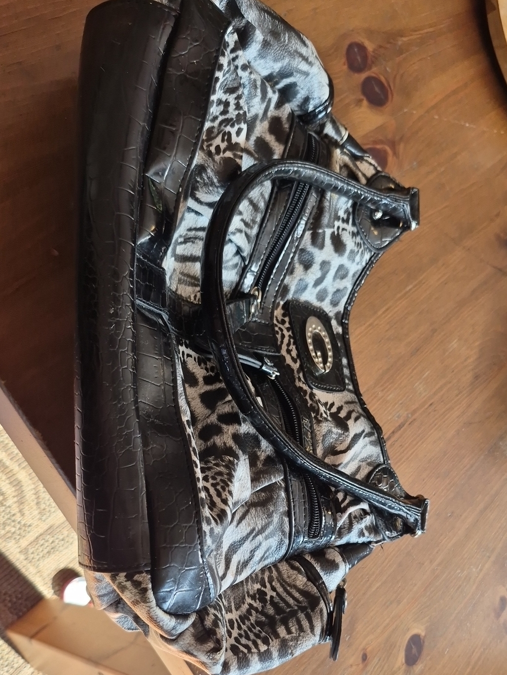 Guess Leopard Print Handbag